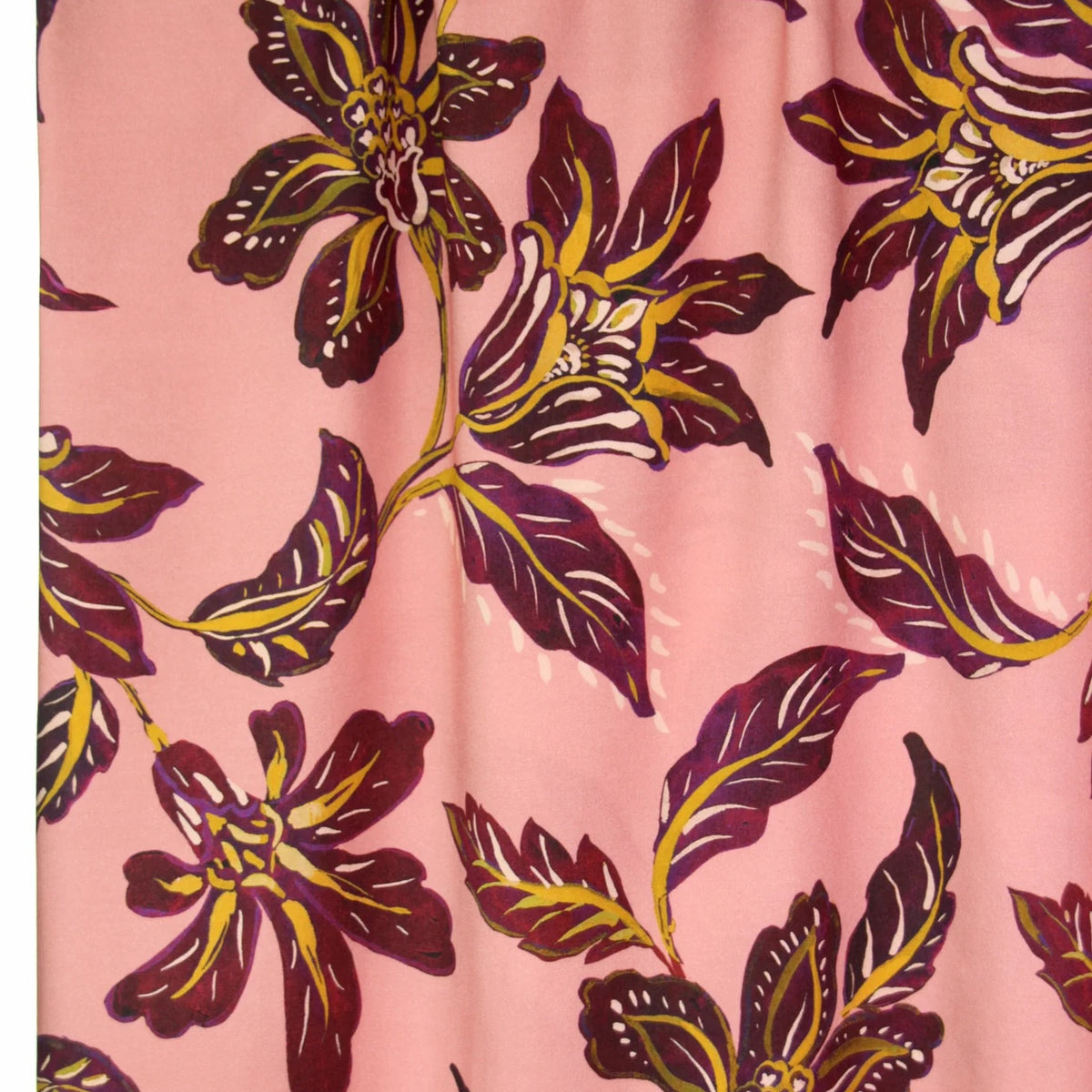 Warm Pink Viscose Floral by Atelier Jupe
