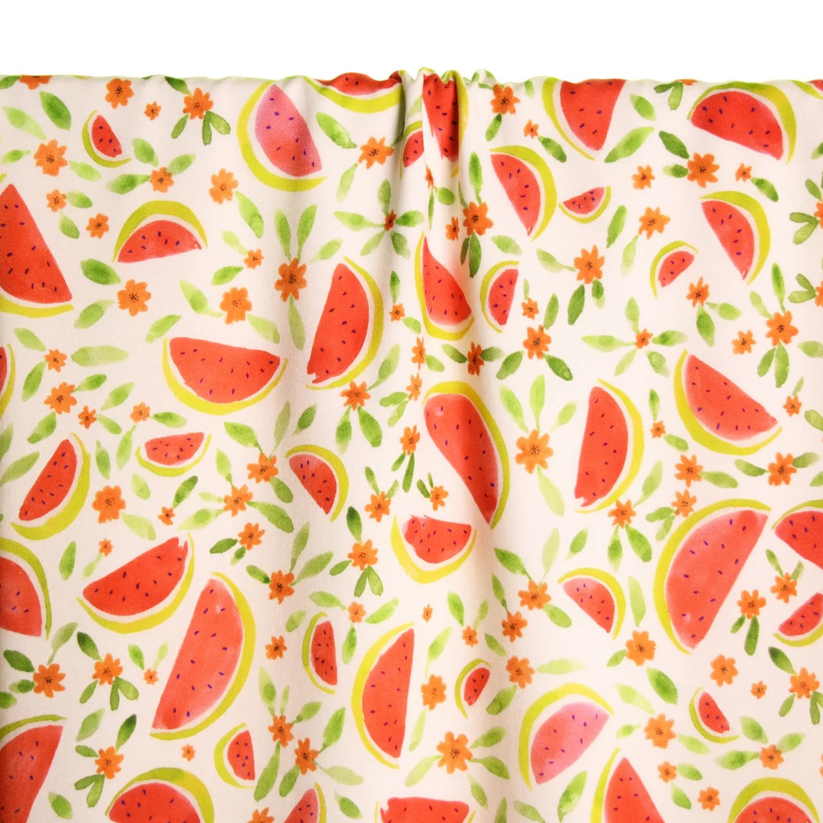 White Viscose with Watermelons by Atelier Jupe