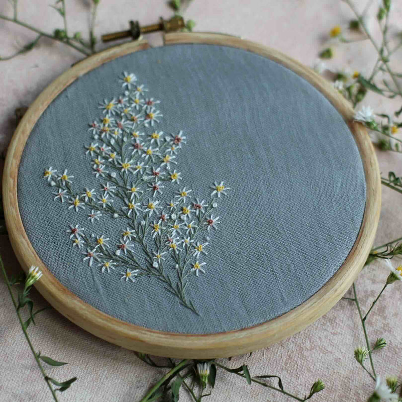 Wild Wood Aster Embroidery Kit by Harvest Goods Co.