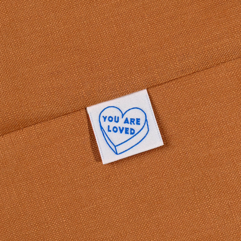'You Are Loved' Woven Sewing Labels
