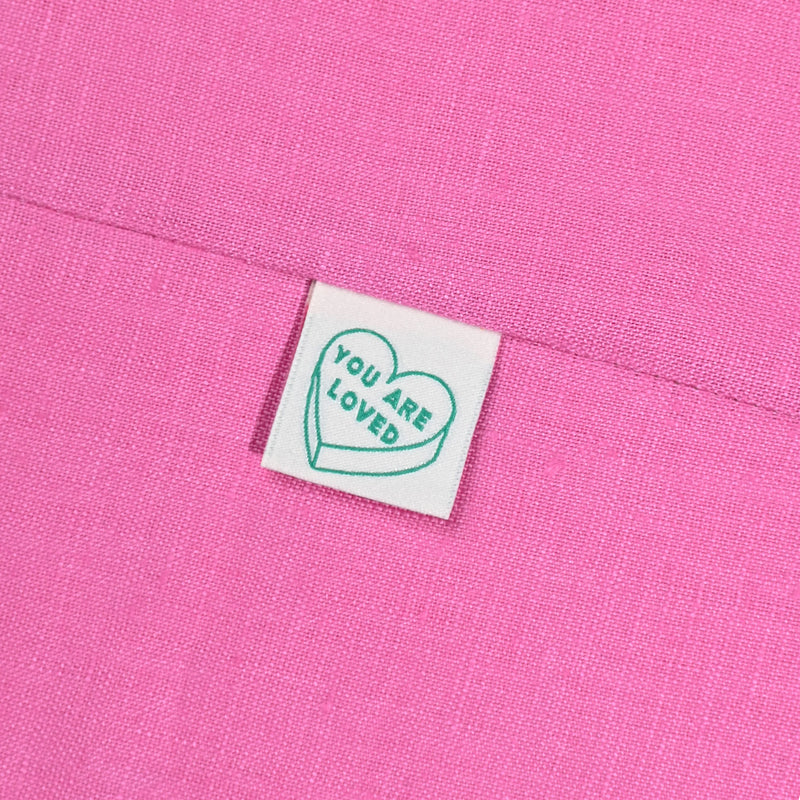 'You Are Loved' Woven Sewing Labels