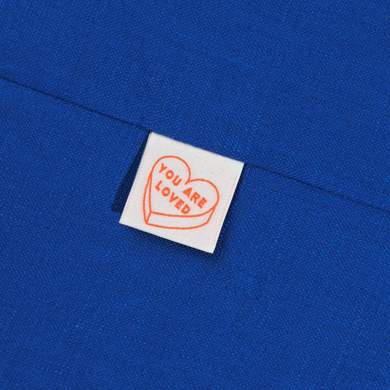 'You Are Loved' Woven Sewing Labels