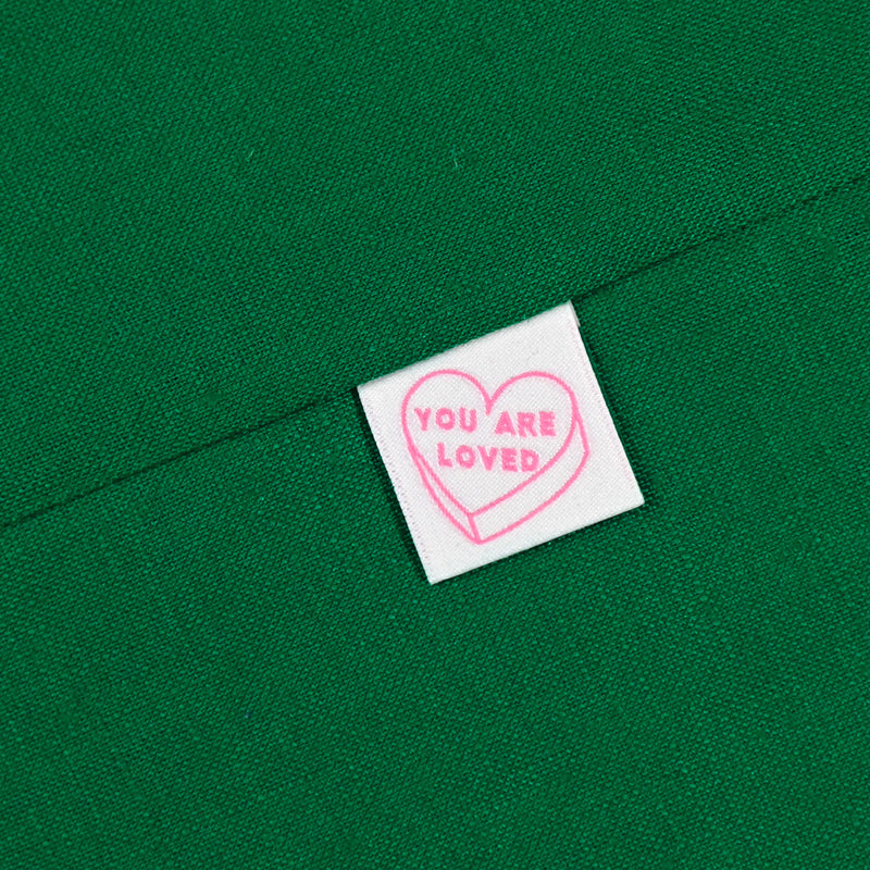 'You Are Loved' Woven Sewing Labels