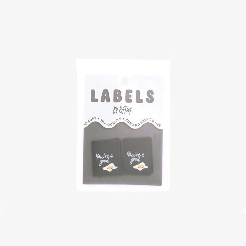 You're a Good Egg Woven Sewing Label
