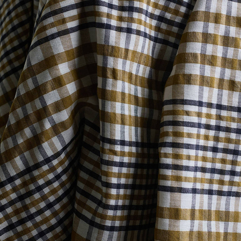 Seersucker Dreamy Twilight Fabric by Atelier Brunette