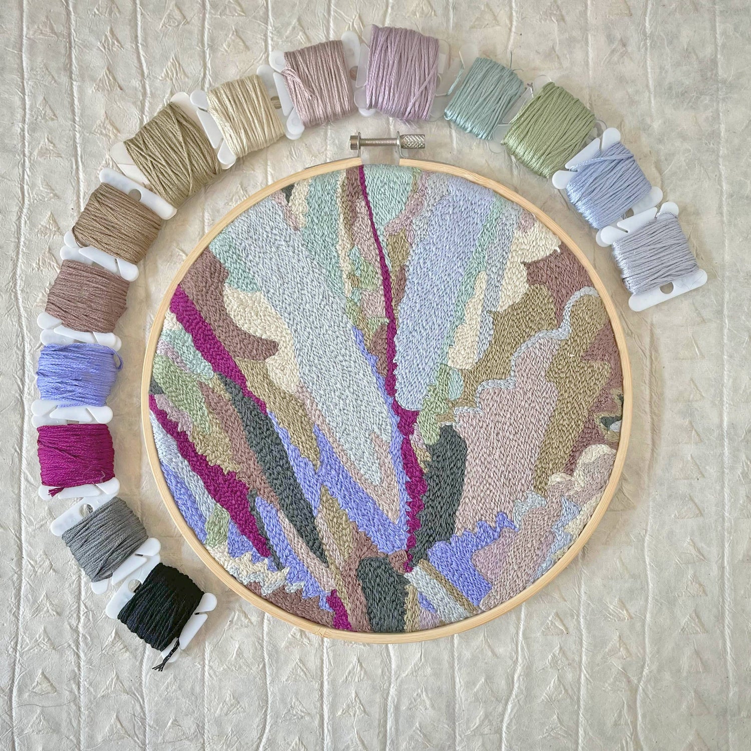 DIY Embroidery Kit - Agave (8")