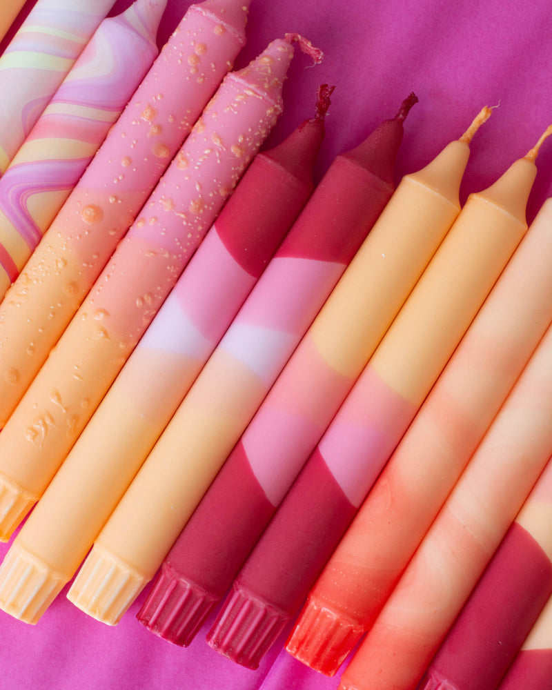 Taper candles - Sunset Mix by Nordtrice