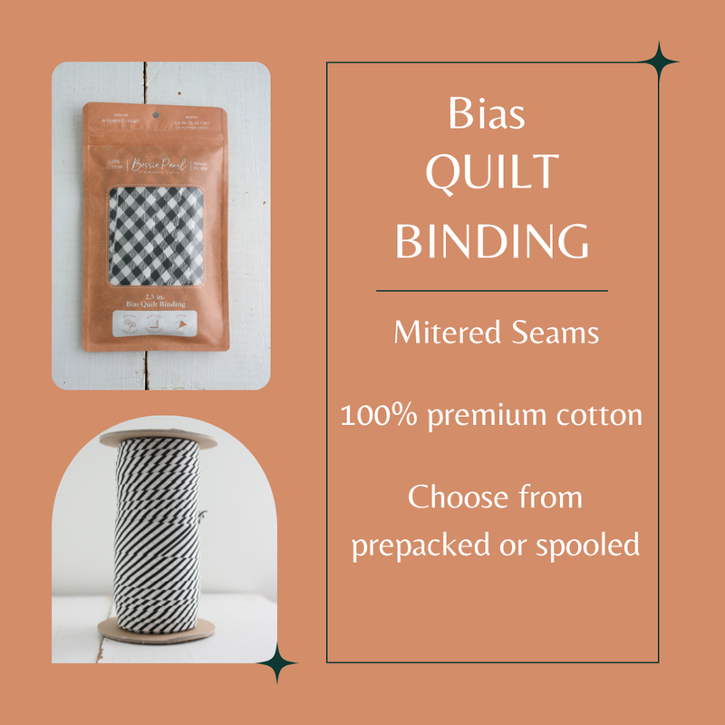2.5" Bias Binding (Ready-Made Cotton Binding)