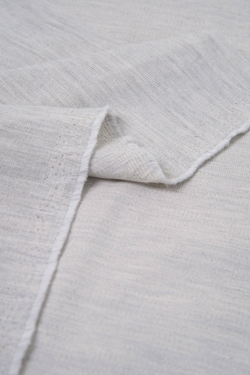 Stone Ivory Woven Velvet