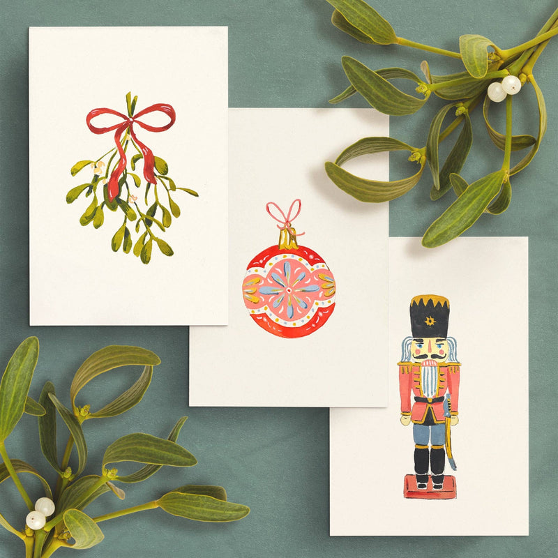 Watercolor Painting Kit: Christmas by Antiquaria Mercantile