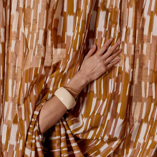 Imany Pecan Pie Viscose Modal Fabric by Atelier Brunette