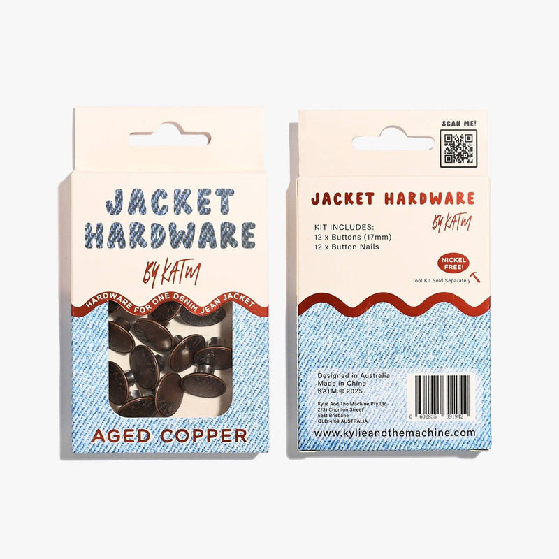Jacket Hardware Kit | Aged Copper