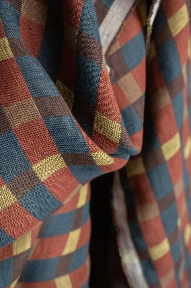 Albers EU Laundered Linen Jacquard Check