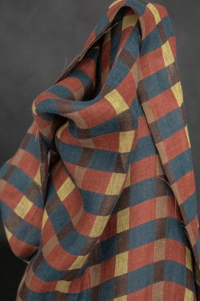 Albers EU Laundered Linen Jacquard Check