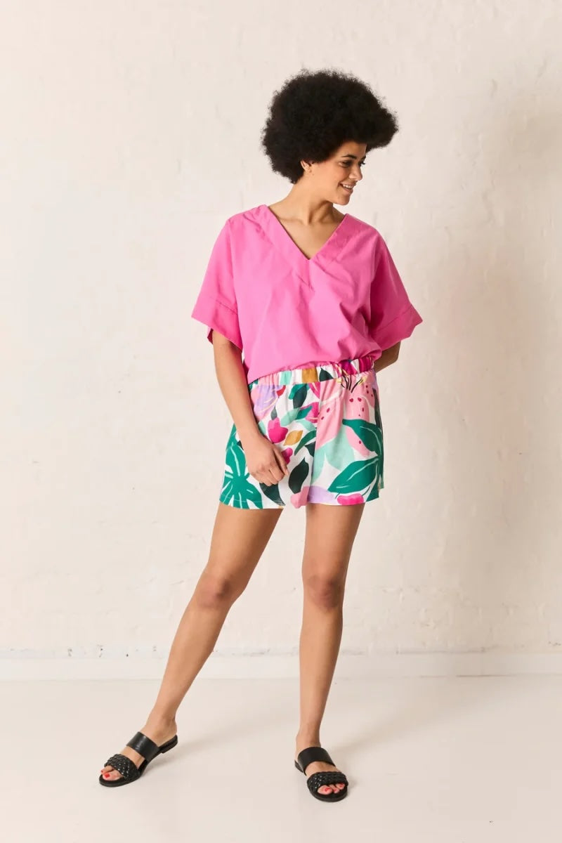 Pink Organic Cotton Poplin by Atelier Jupe