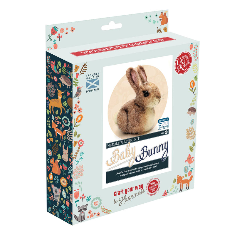 Baby Bunny - Needle Felting Craft Kit