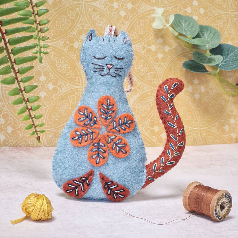 Folk Cat Felt Craft Mini Kit by Corinne Lapierre Limited