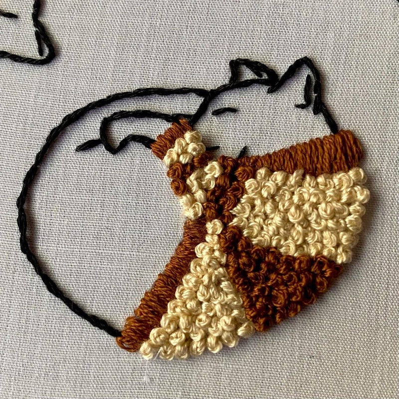 Cozy Sweater Kitties Craft DIY Embroidery Kit