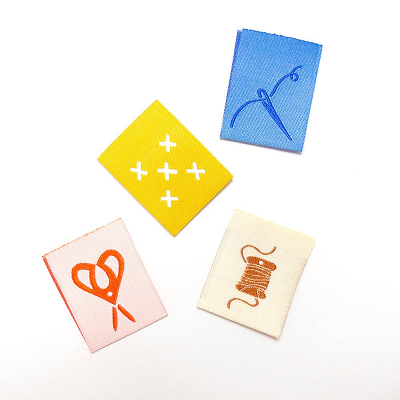 Stitching Symbols Sew-In Labels (4 Pack) by Junebug & Darlin