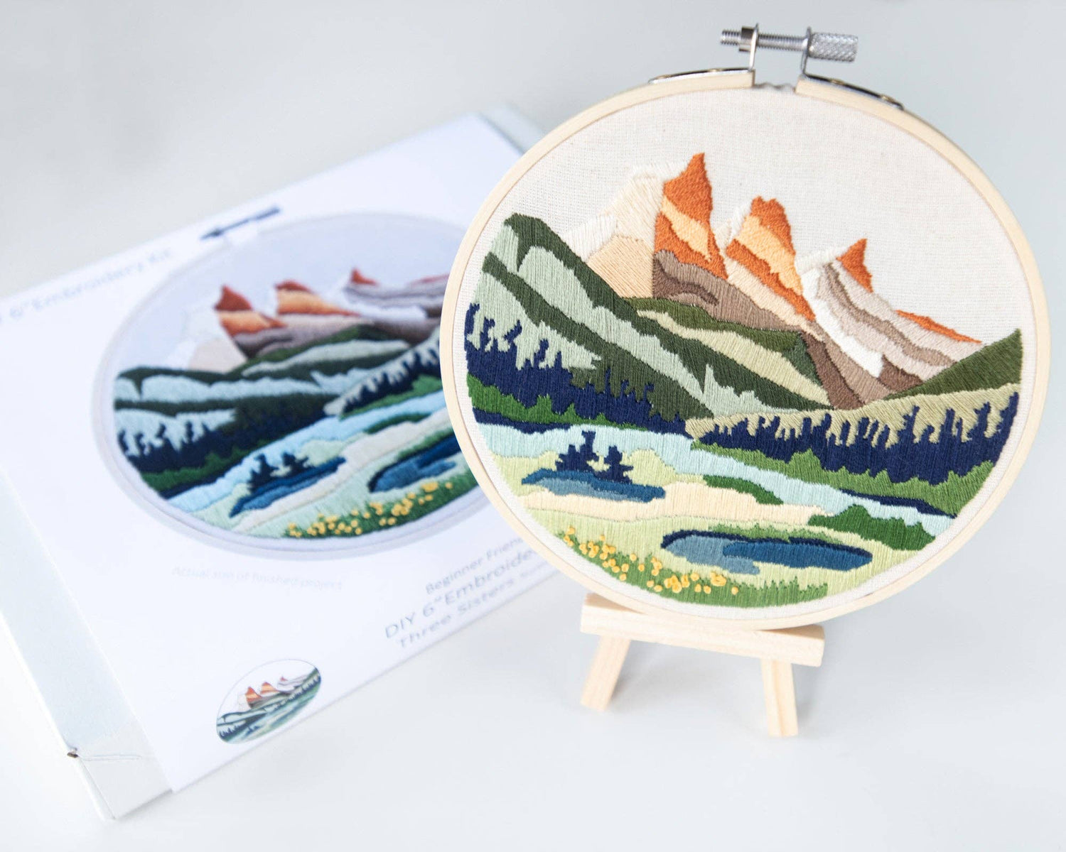 Three Sisters Summer DIY Embroidery Kit by Anna Angiel