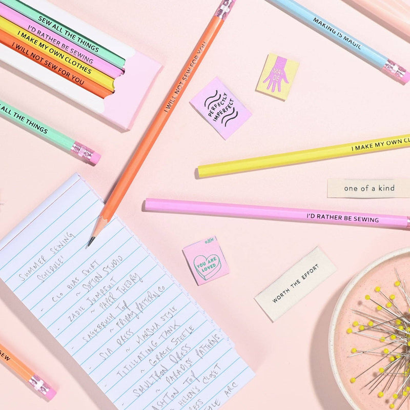 Sewing Themed HB Pencil Pack