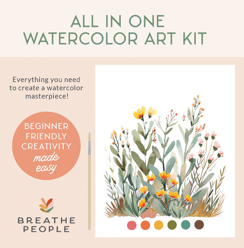 All-In-One Watercolour Kit - Desert Bloom
