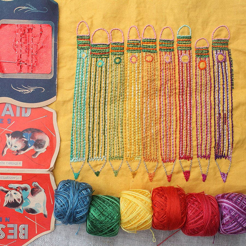 Pencils Printed Sampler