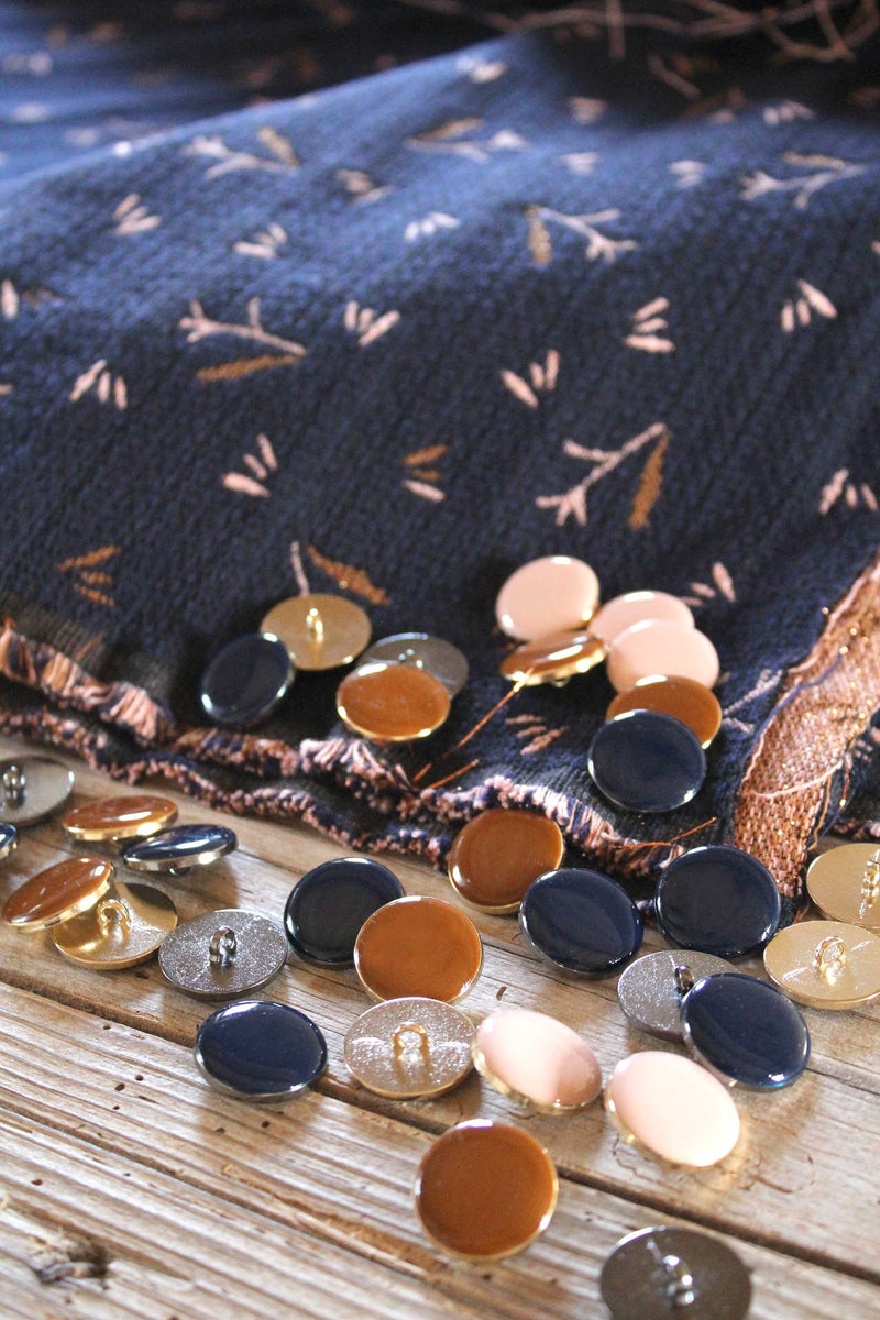 Blue Ramo Jacquard Fabric