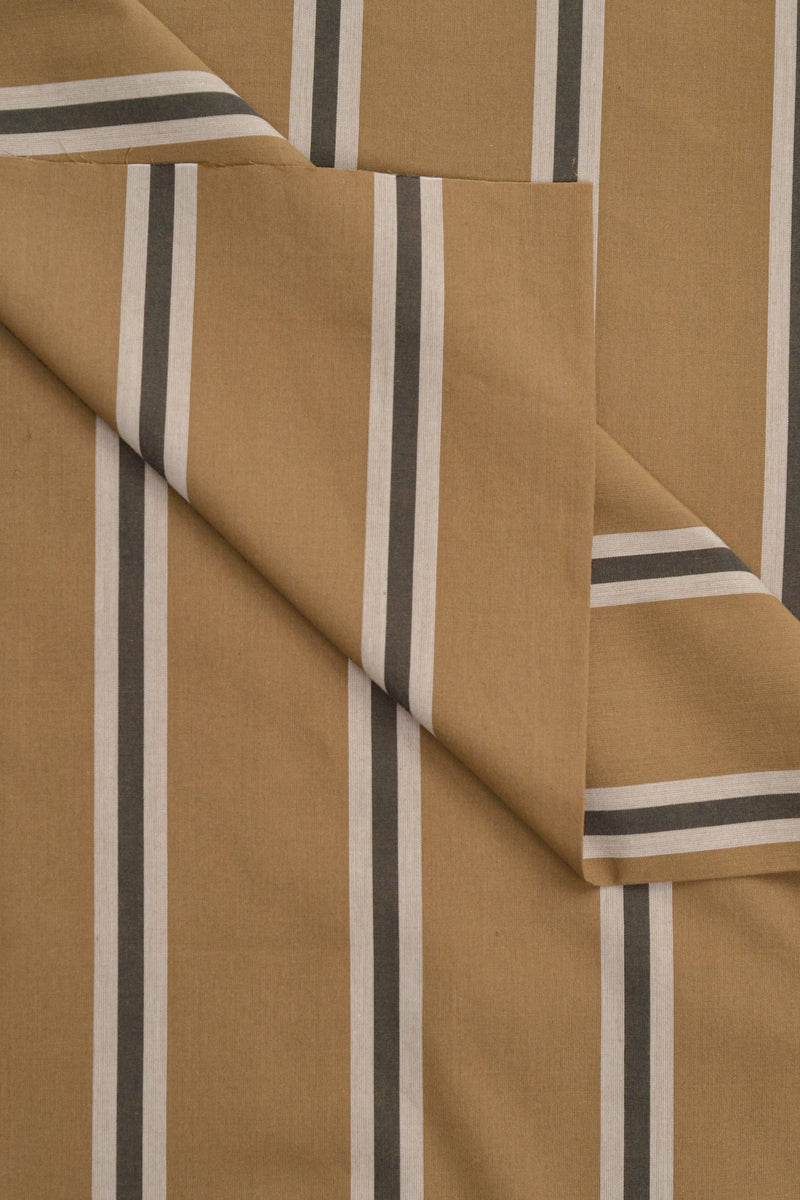 "Weave Line Iced Mocha" Fabric