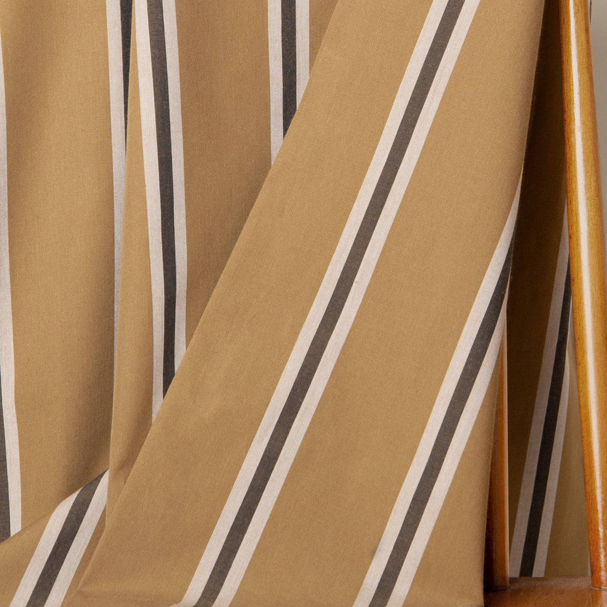 "Weave Line Iced Mocha" Fabric