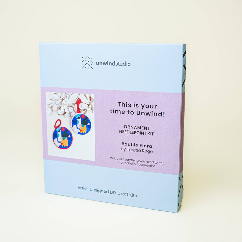 Royan Sunglasses Case (double sided) Needlepoint Kit by Álex Roda