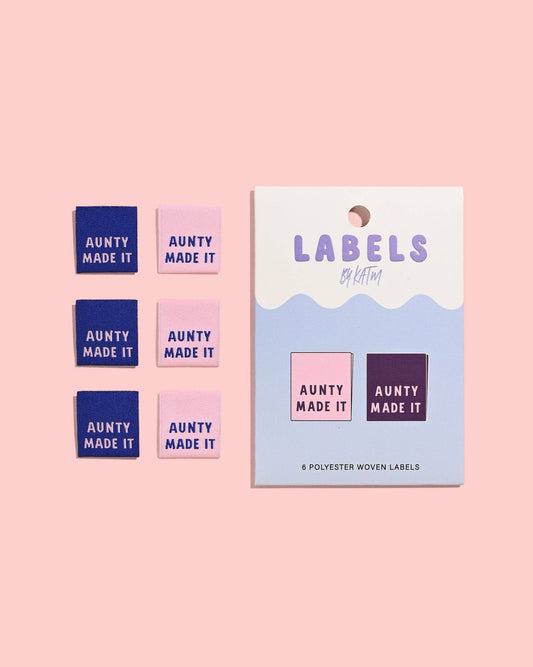 Aunty Made It Woven Labels
