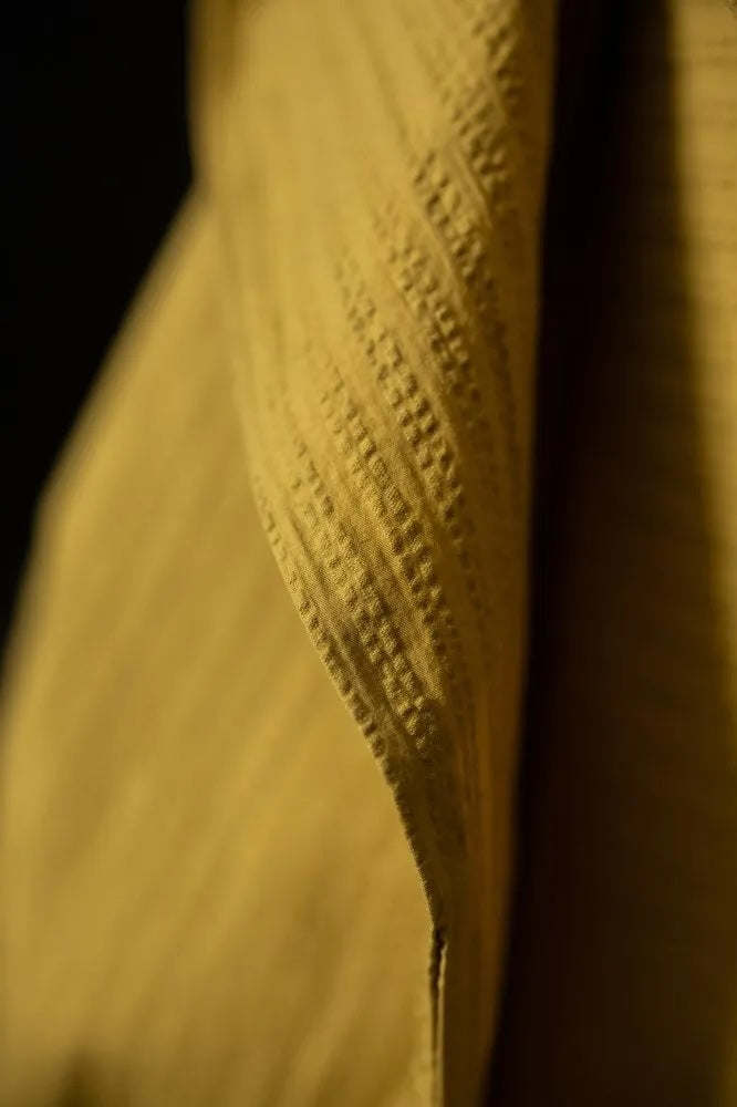 Cantaloupe Organic Cotton Seersucker Stripe by Merchant & Mills