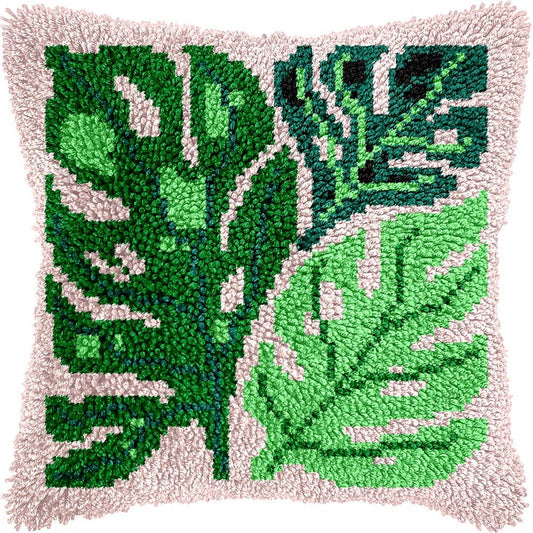 Unbeleafable Latch Hook Cushion Kit