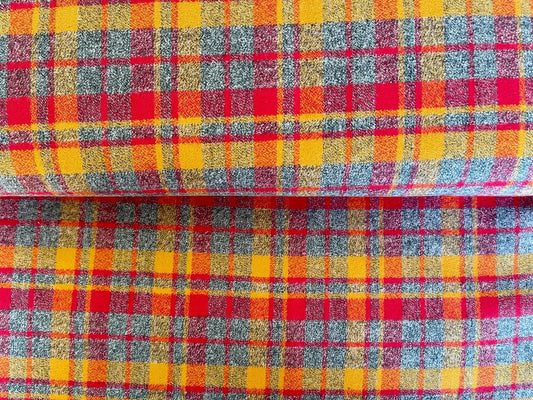 Mammoth Flannel in Crimson by Robert Kaufman