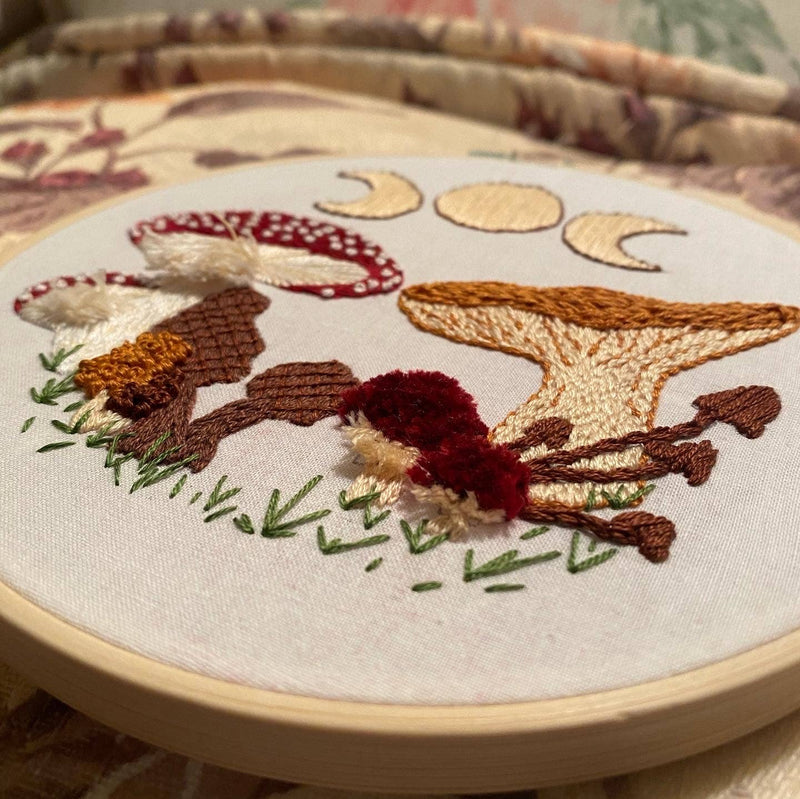 Mushie Sampler Craft DIY Embroidery Kit