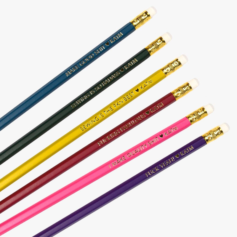 Sweary Sewist Pencil Packs