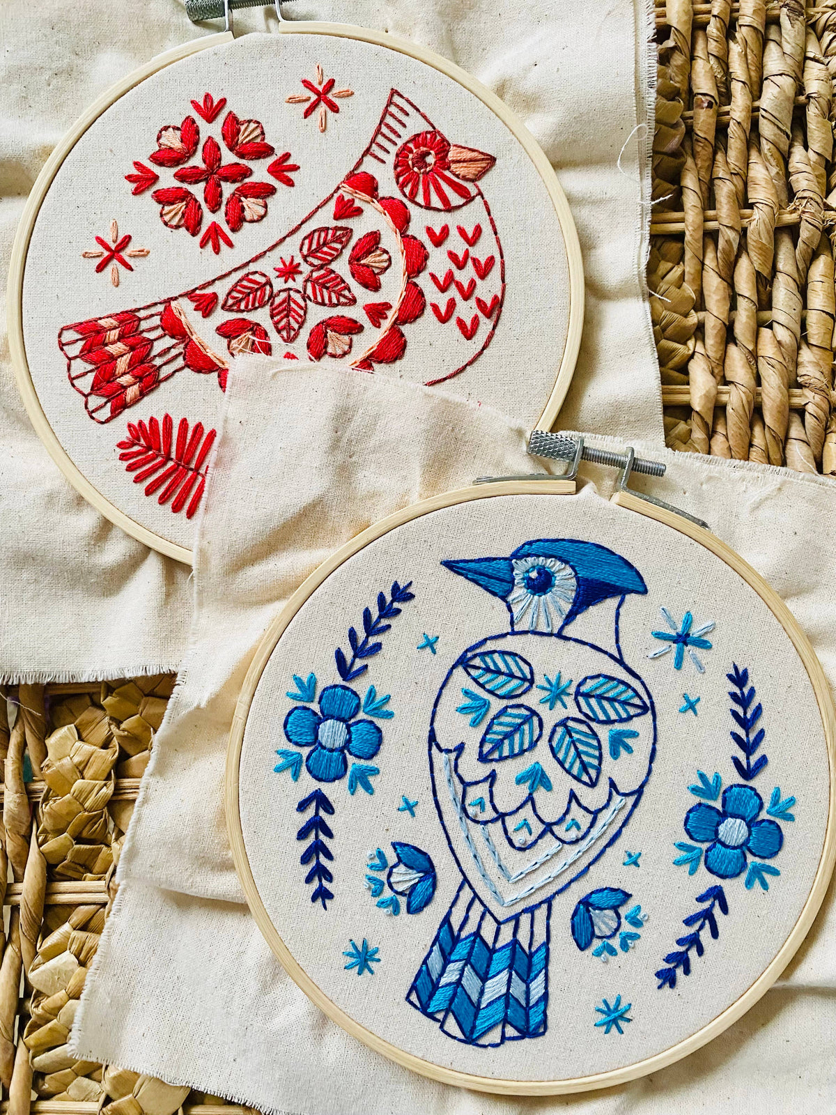 Blue Jay Complete Embroidery Kit – The Maker's Print Shop