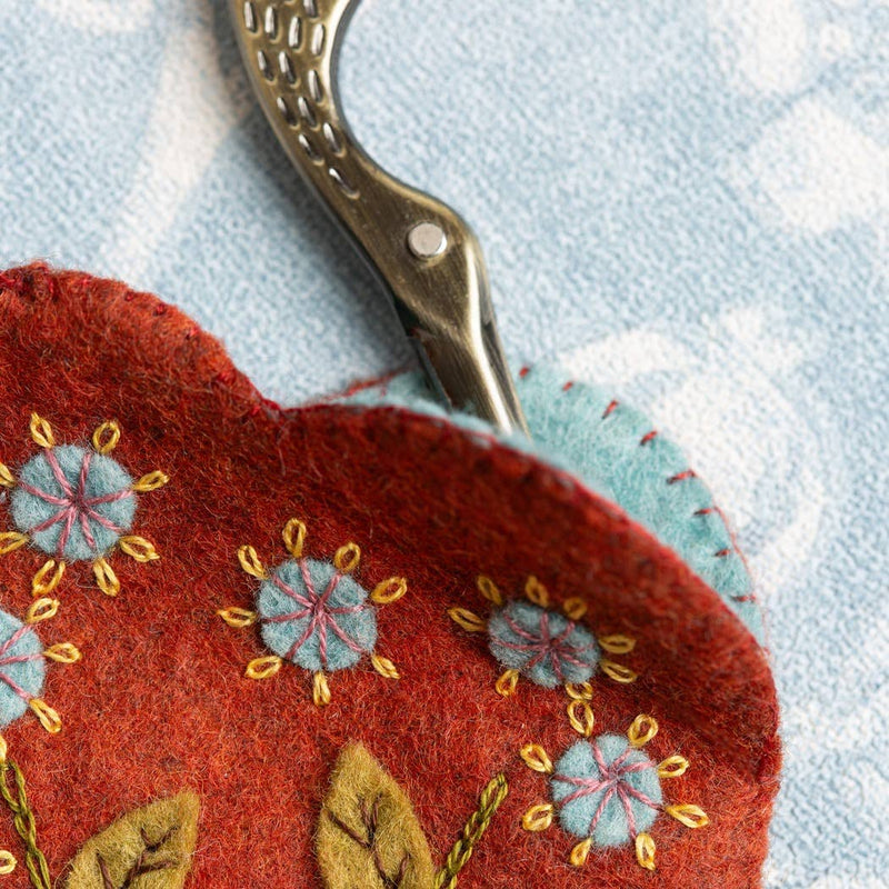 Scissors Pouch and Mini Pin Cushion Felt Craft Mini Kit by Corinne Lapierre