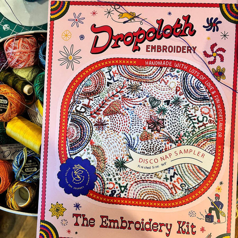 Disco Nap Embroidery Kit
