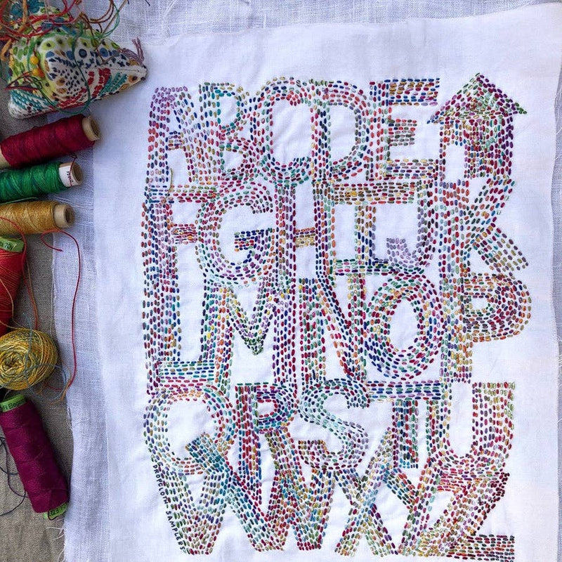 ABC Sprinkle Printed Sampler