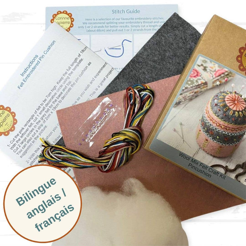 Pincushion Felt Craft Mini Kit by Corinne Lapierre Limited