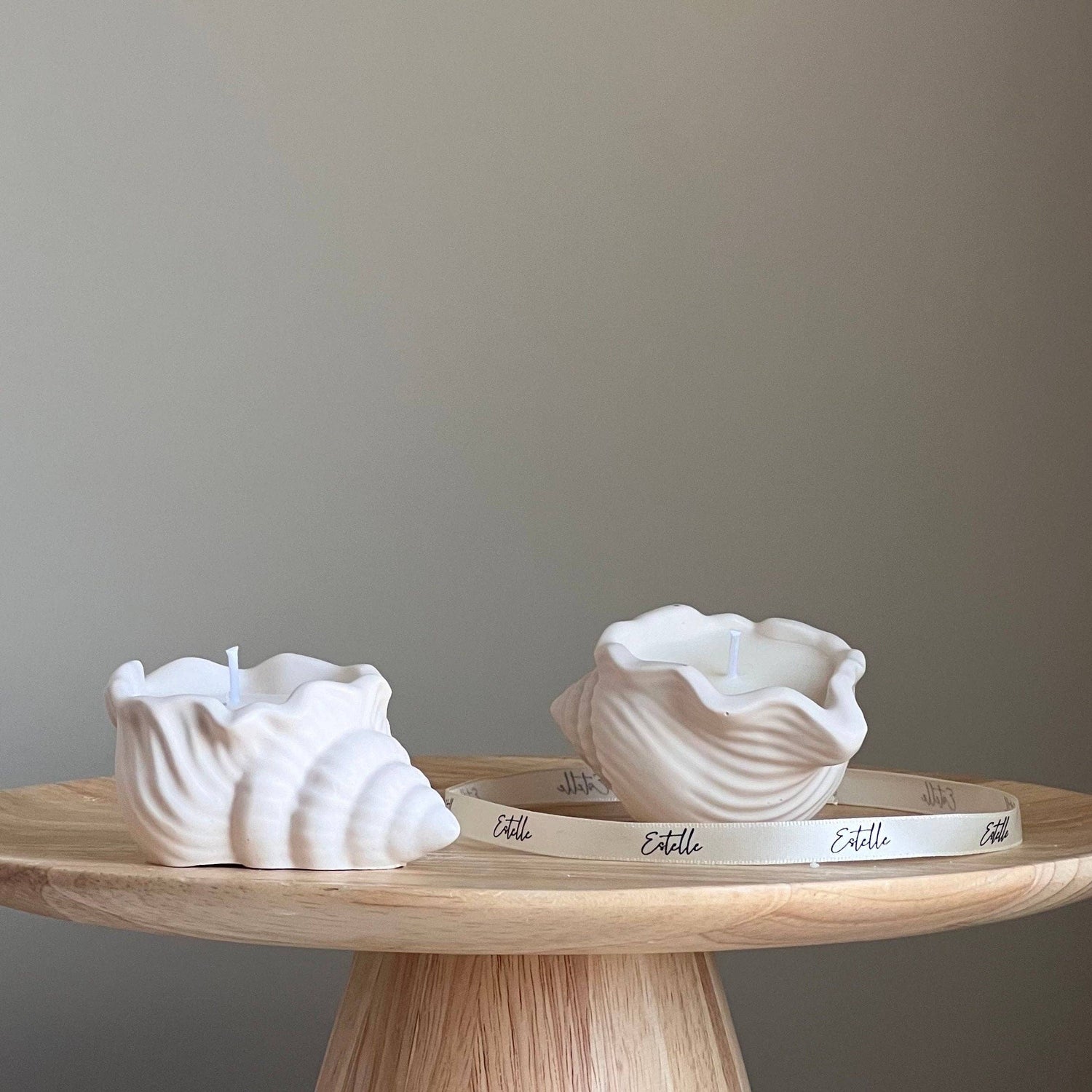 Shell Jar Soy Wax Candle by Estelle Studio