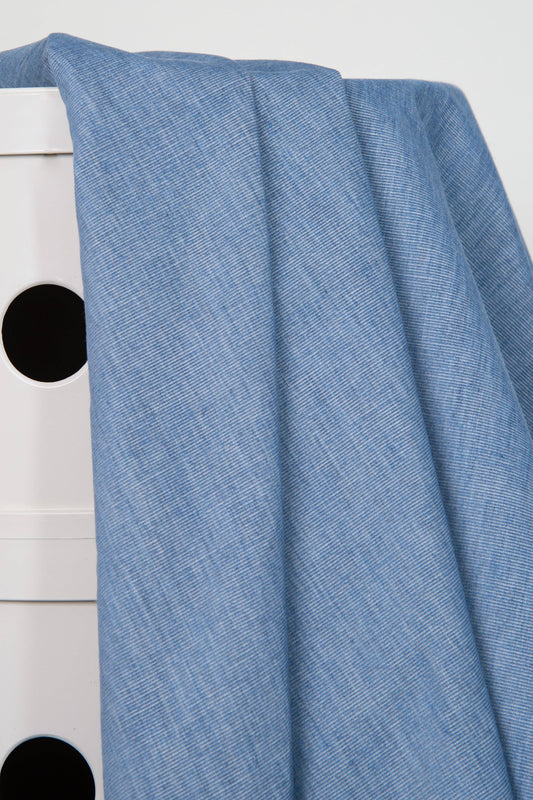 Light Blue Woven Velvet