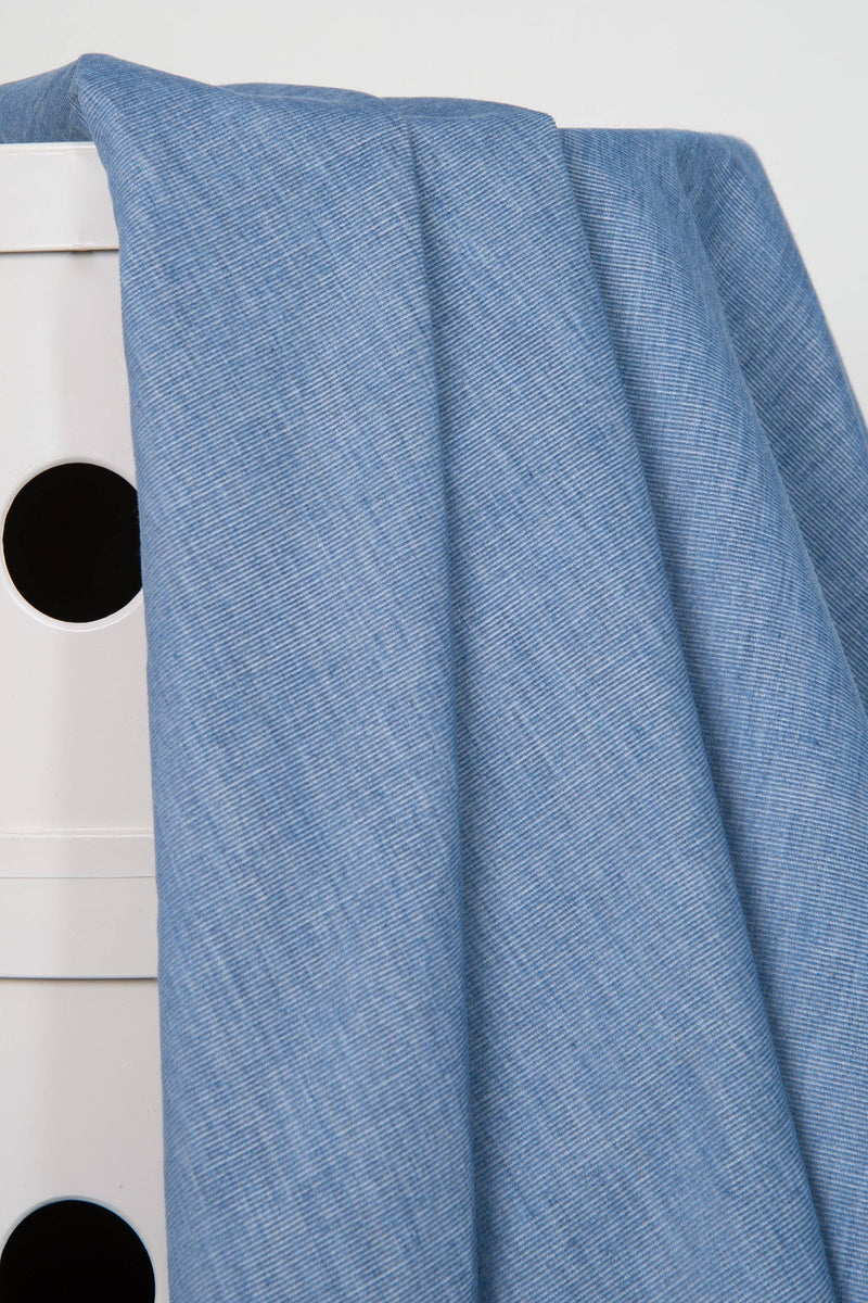 Light Blue Woven Velvet