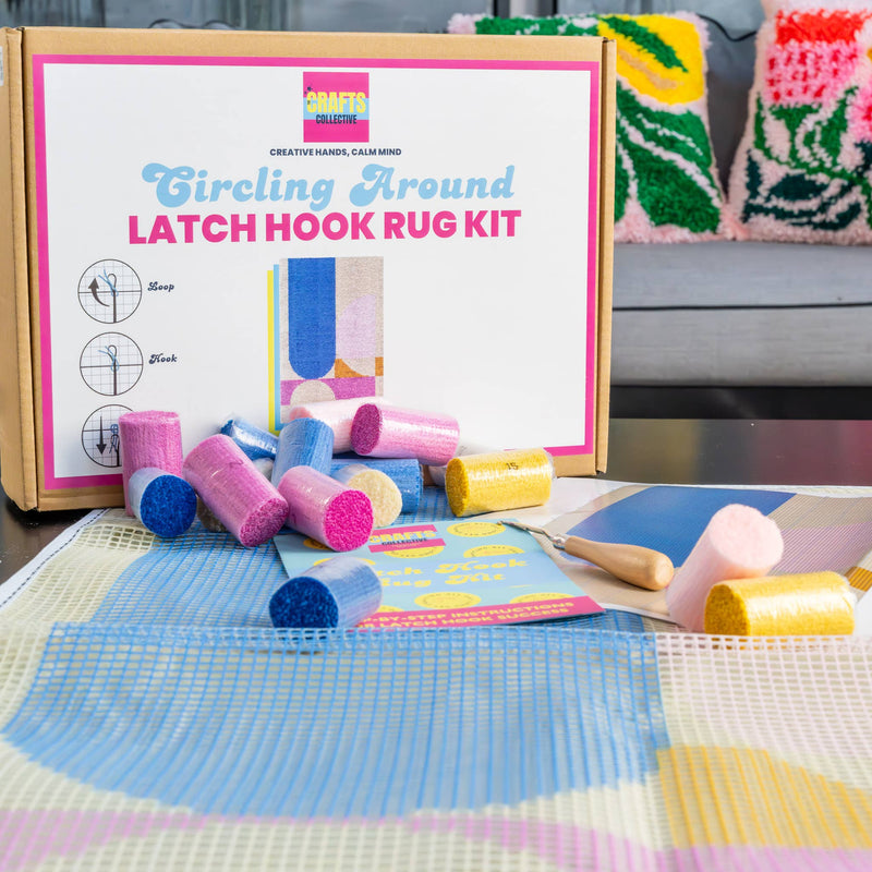 Circling Around Latch Hook Rug Kit