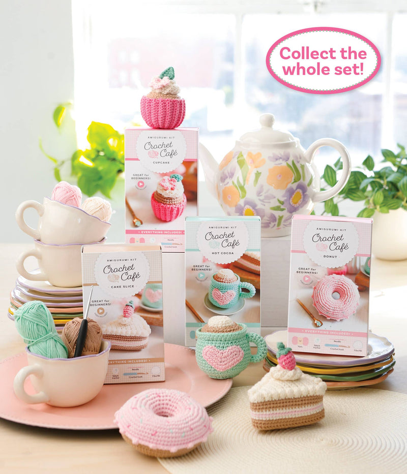 Crochet Café Amigurumi Kit - Cake Slice
