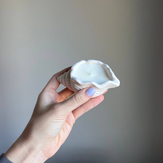 Shell Jar Soy Wax Candle by Estelle Studio