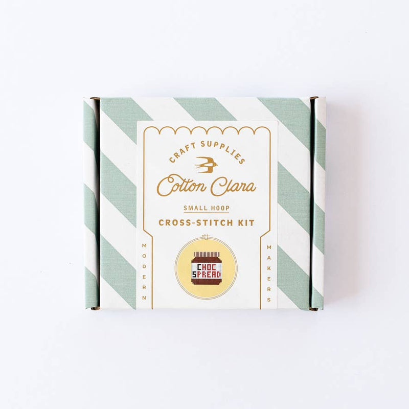 Hot Choc Cross Stitch Kit by Cotton Clara