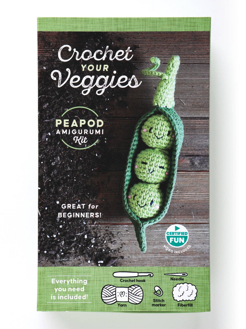 Crochet Your Veggies Amigurumi Kit - Peapod